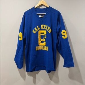 Vtg California State University Cougars Hockey Jersey